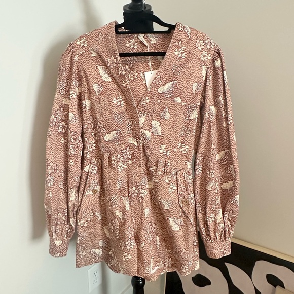 Ulla Johnson Romper Cameron Playsuit Sandalwood - Picture 3 of 4